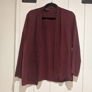 La Perla Burgandy Cardigan